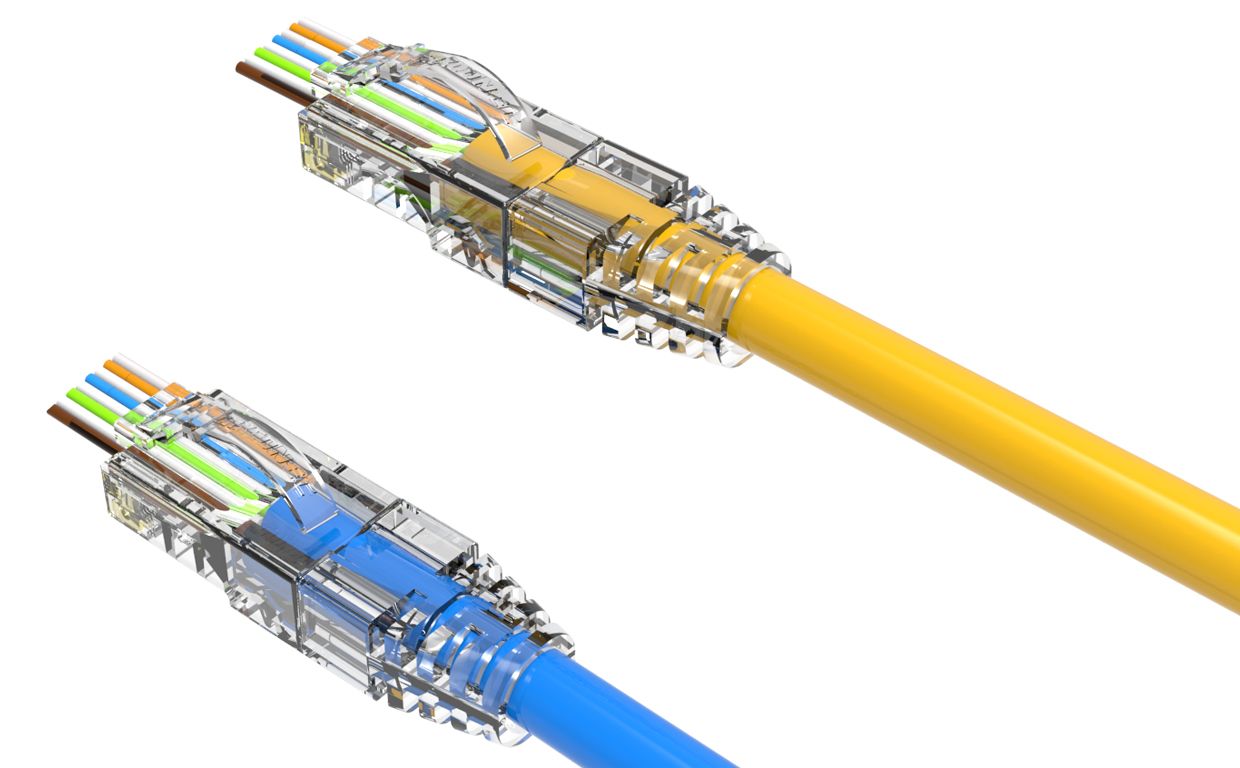 LINKUP Snagless RJ45 Cat6 UTP コネクタ EZ パススルー エンド